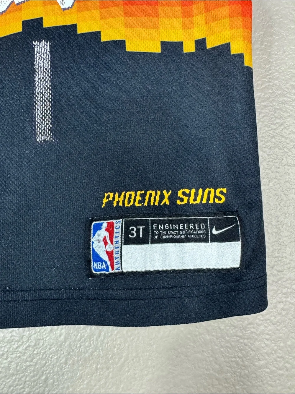 Nike Devin Booker Phoenix Suns The Valley Youth Swingman Jersey size 3T F